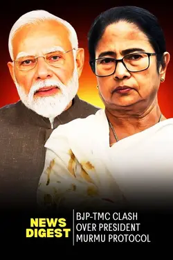 BJP–TMC Clash Over President Murmu Protocol