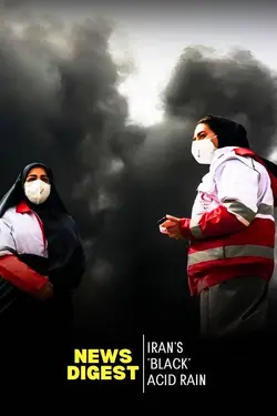 Iran’s ‘Black Rain’ Explained | Oil Fires, Toxic Clouds & Acid Rain