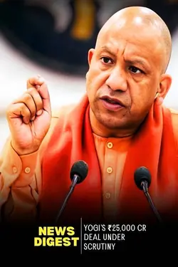 UP’s ₹25,000 Cr AI Deal Sparks Questions, Yogi Responds