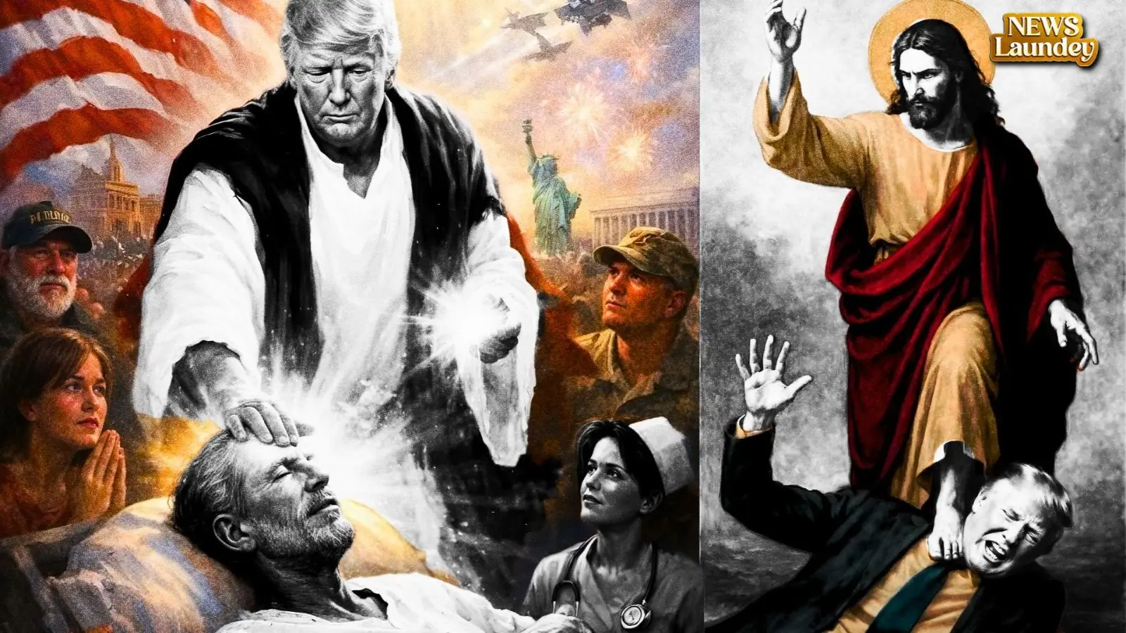 Donald Jesus Trump: AI Jesus, Iran Embassy Roast and Trump Ka Global Tamasha