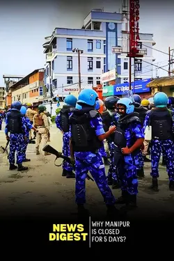 Why is Manipur under a 5-day shutdown?