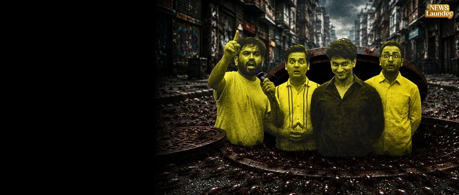 Newslaundey: Gutter Se Phir Nikle Cockroaches