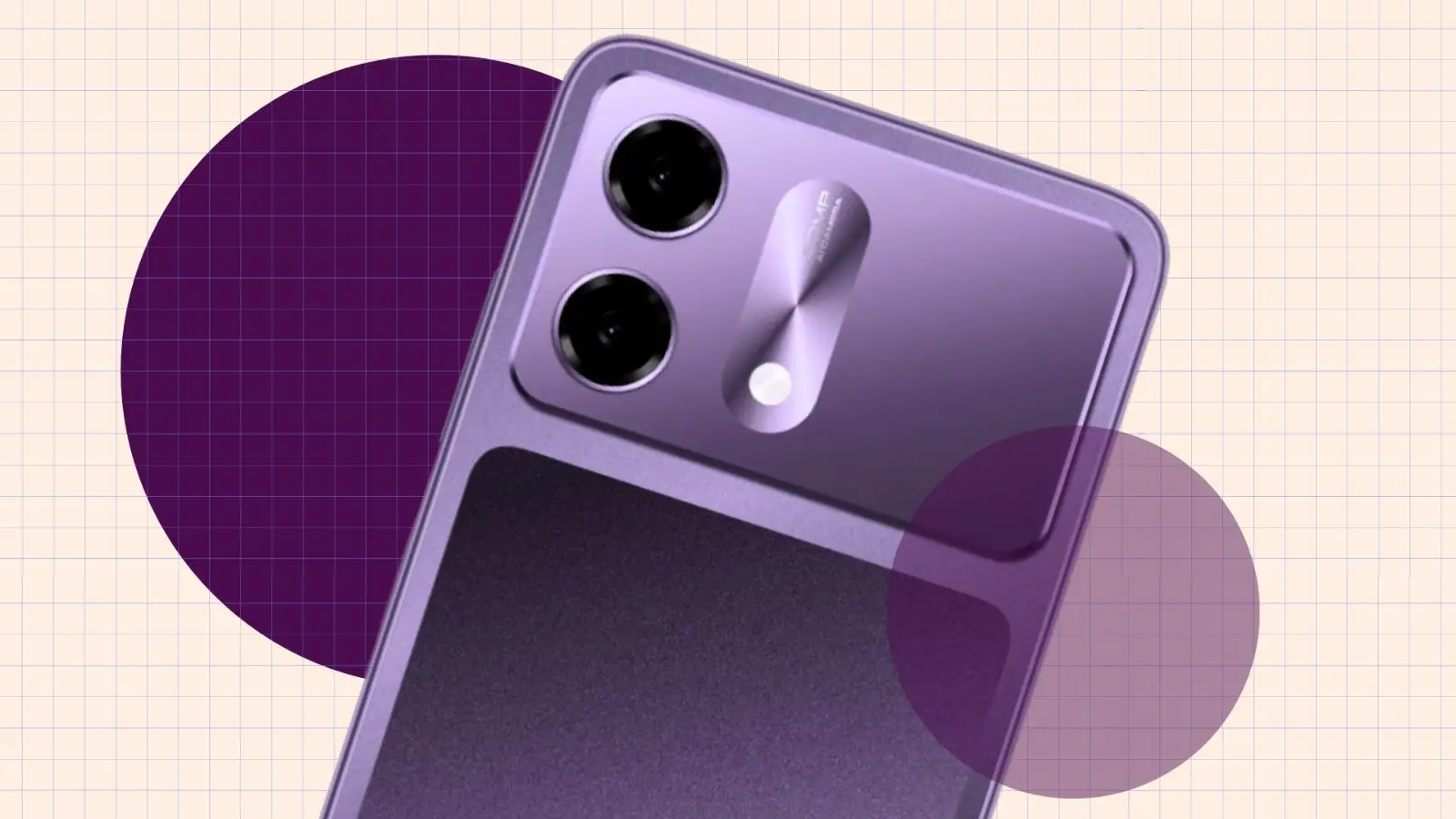 The Vibe 2 5G arrives with a dual-texture design on the rear.