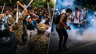 CJP Protest Par Police Action! Tear Gas Aur Lathicharge